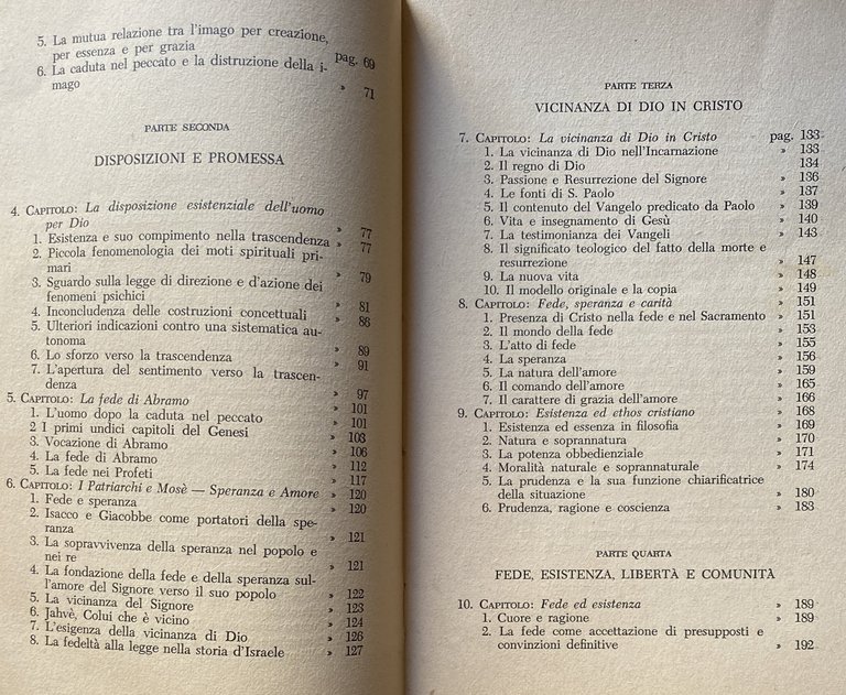 LA STRUTTURA DELLA ESISTENZA CRISTIANA