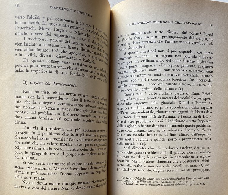 LA STRUTTURA DELLA ESISTENZA CRISTIANA