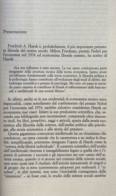 FRIEDRICH A. HAYEK