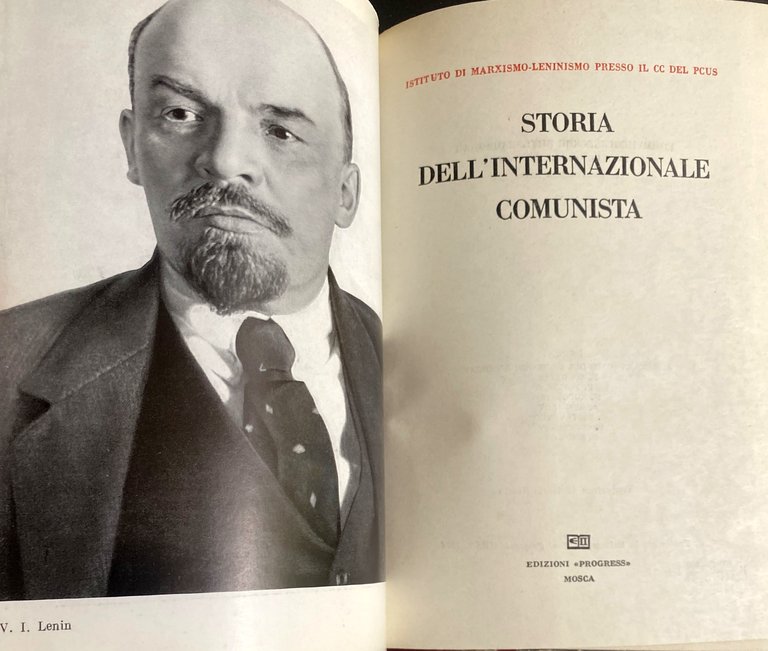 STORIA DELL'INTERNAZIONALE COMUNISTA