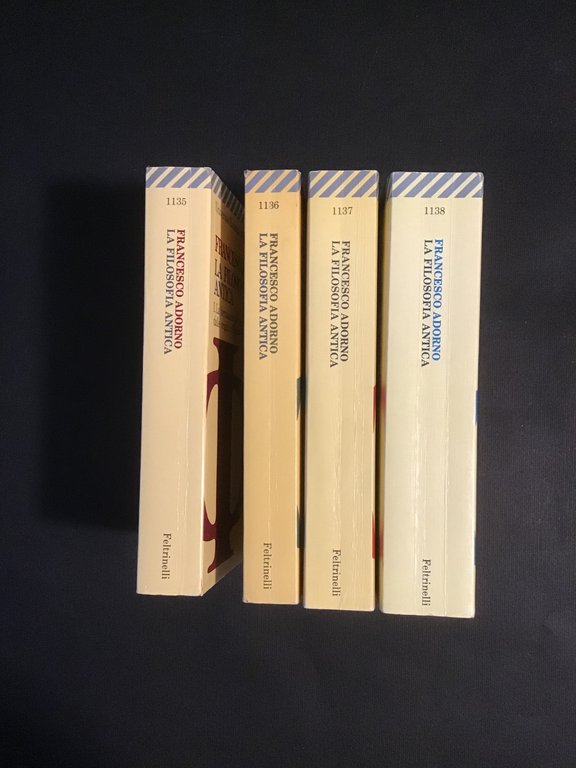 LA FILOSOFIA ANTICA - VOL. I, II, III, IV