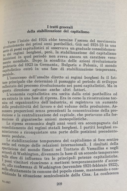 STORIA DELL'INTERNAZIONALE COMUNISTA