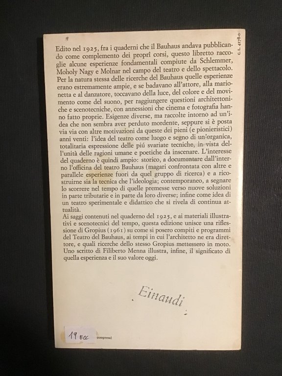 IL TEATRO DEL BAUHAUS
