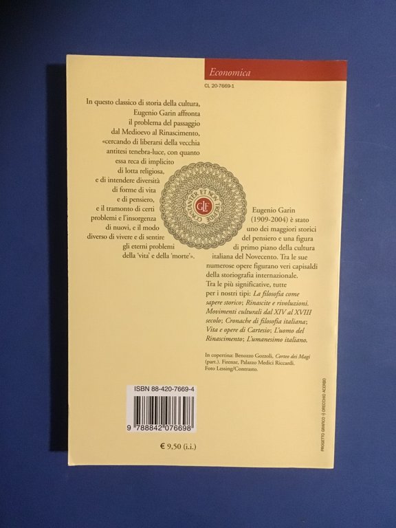 MEDIOEVO E RINASCIMENTO. STUDI E RICERCHE