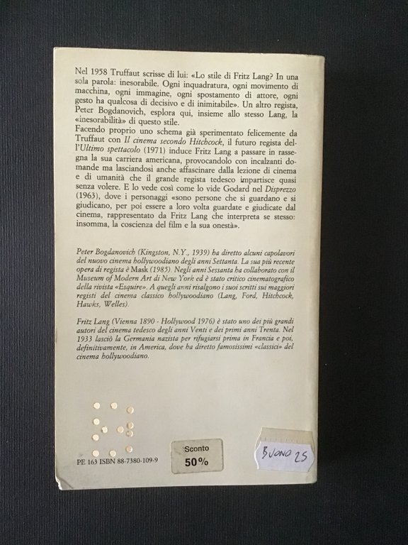 IL CINEMA SECONDO FRITZ LANG