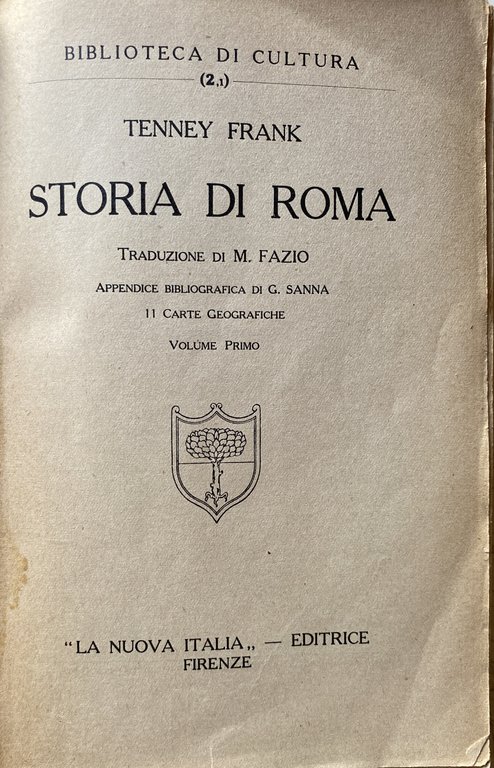 STORIA DI ROMA (VOLUMI 1-2)