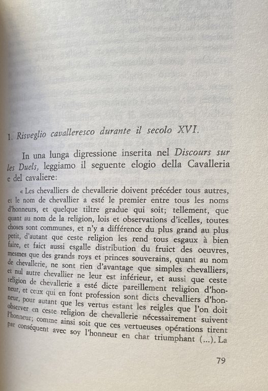 SOCIETÀ MILITARE E MONDO FEMMINILE NELL'OPERA DI BRANTOME