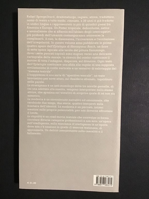 EPTALOGIA DI HIERONYMUS BOSCH - VOL. I - L'INAPPETENZA, LA …