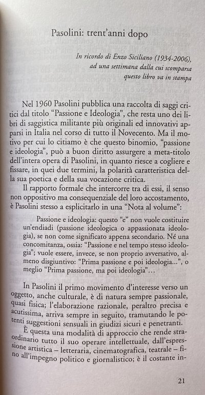 CERCANDO PASOLINI. TRENT'ANNI DOPO