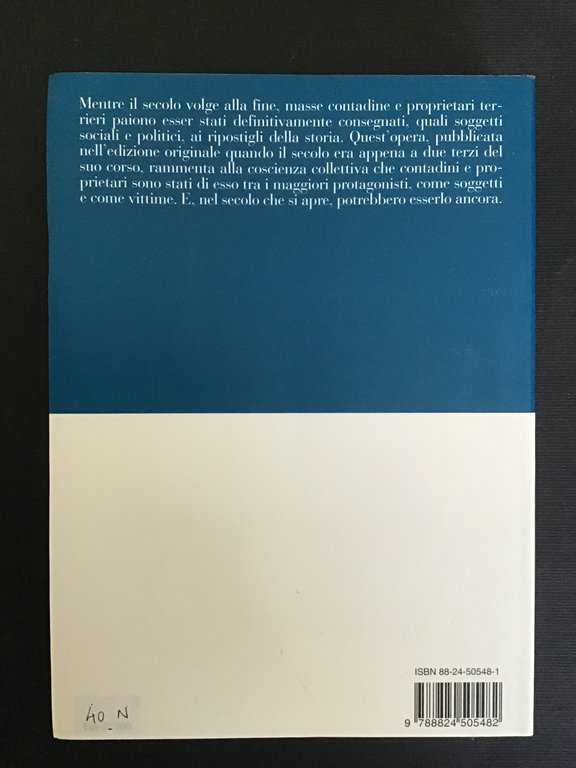 LE ORIGINI SOCIALI DELLA DITTATURA E DELLA DEMOCRAZIA. PROPRIETARI E …
