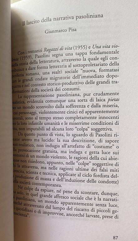 CERCANDO PASOLINI. TRENT'ANNI DOPO