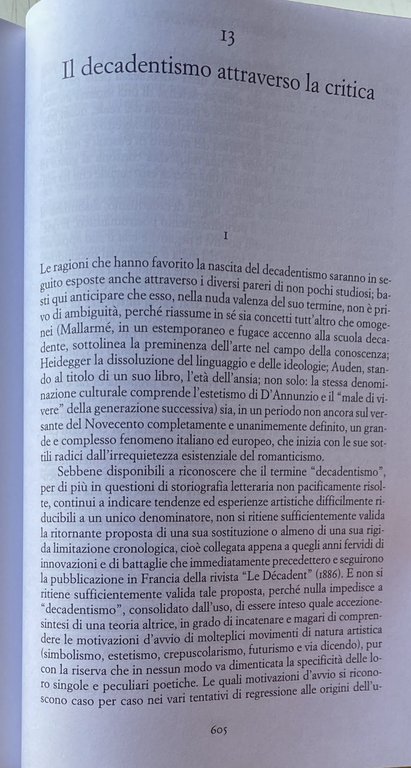 PERCHÈ TU MI DICI POETA? STORIA E POESIA DEL MOVIMENTO …