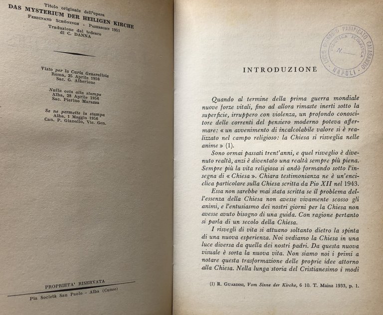 LA SANTA CHIESA. LA SUA ESSENZA E IL SUO DINAMISMO …