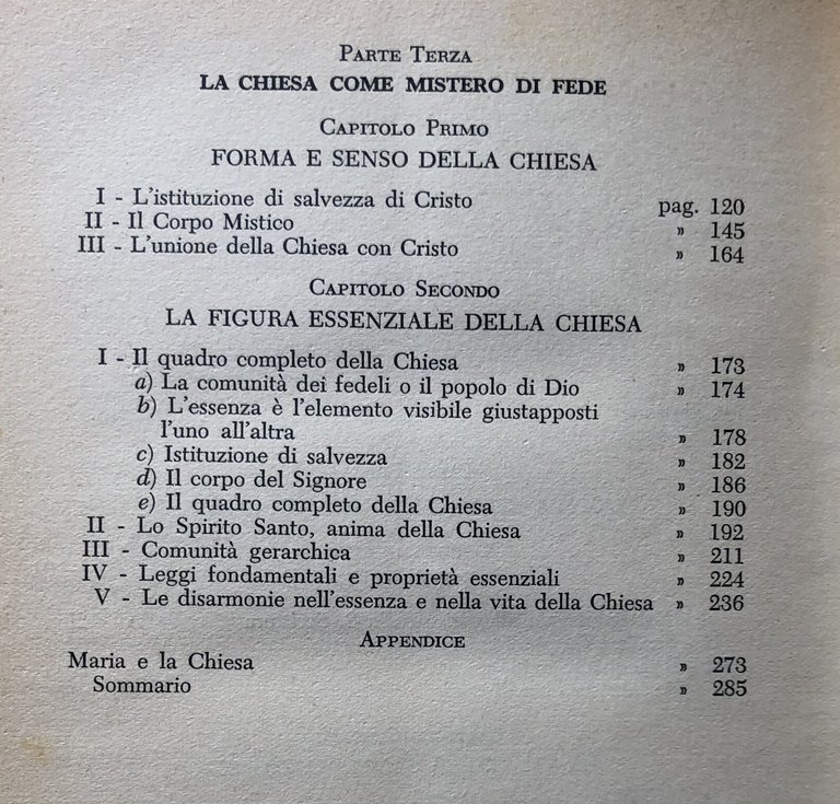LA SANTA CHIESA. LA SUA ESSENZA E IL SUO DINAMISMO …