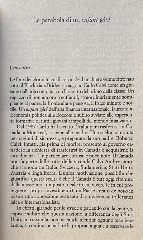 POTERI FORTI. La morte di Calvi e lo scandalo dell'Ambrosiano. …