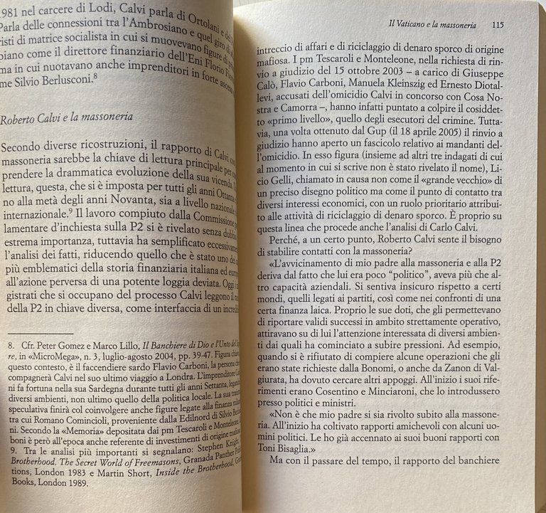 POTERI FORTI. La morte di Calvi e lo scandalo dell'Ambrosiano. …