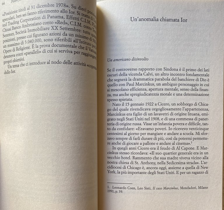 POTERI FORTI. La morte di Calvi e lo scandalo dell'Ambrosiano. …