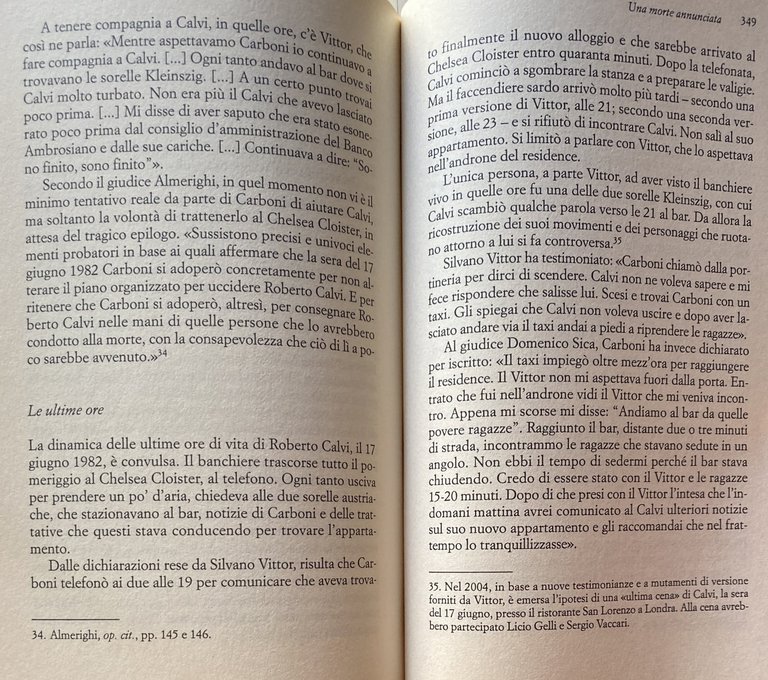 POTERI FORTI. La morte di Calvi e lo scandalo dell'Ambrosiano. …