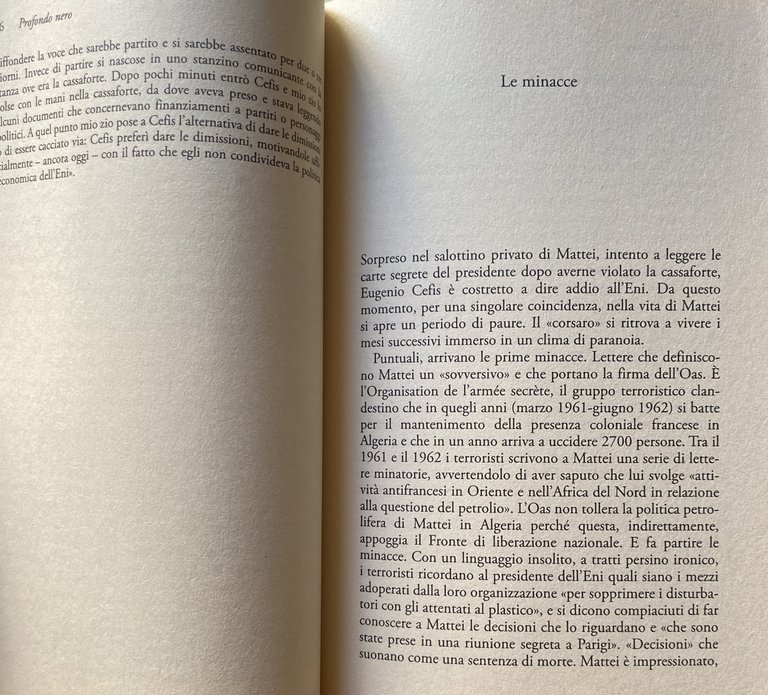 PROFONDO NERO. MATTEI, DE MAURO, PASOLINI. UN'UNICA PISTA ALL'ORIGINE DELLE …