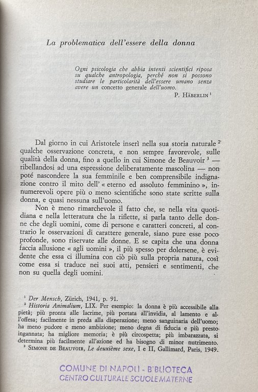 LA DONNA. I SUOI MODI DI ESSERE, DI APPARIRE, DI …