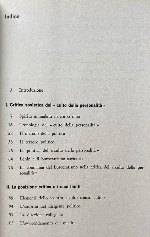 PER LA CRITICA DELLO STALINISMO. SOCIETÀ POLITICA E MITOLOGIA POLITICA