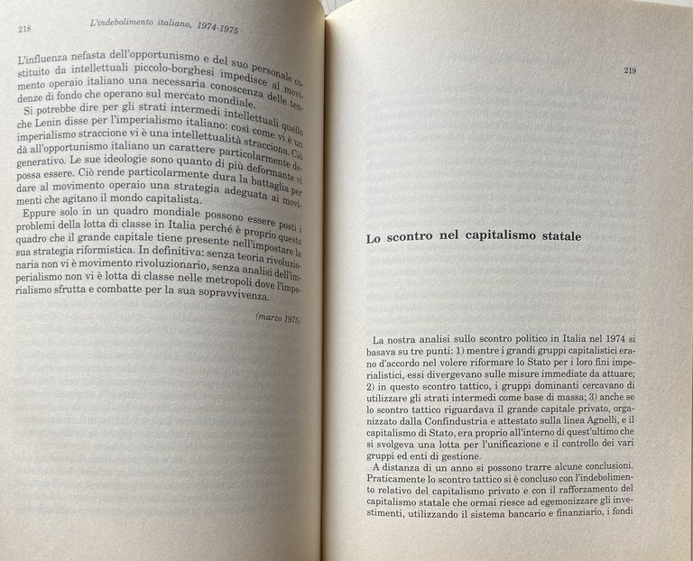 L'INEGUALE SVILUPPO POLITICO 1968-1979