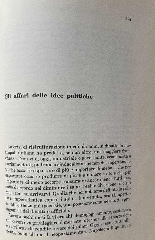 L'INEGUALE SVILUPPO POLITICO 1968-1979