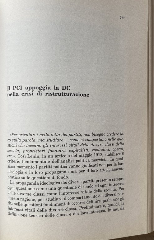 L'INEGUALE SVILUPPO POLITICO 1968-1979