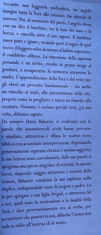 LA GENESI SPIEGATA DA MIA FIGLIA