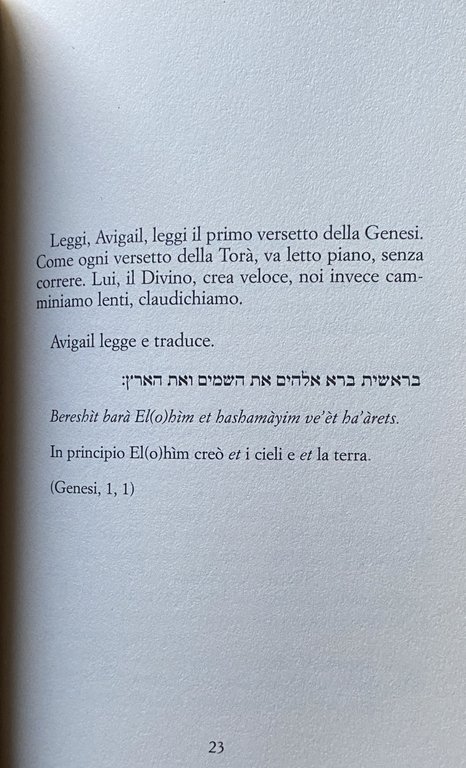 LA GENESI SPIEGATA DA MIA FIGLIA