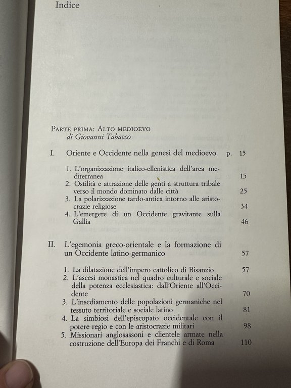 La civilta europea nella storia mondiale. Medioevo V/XV secolo.