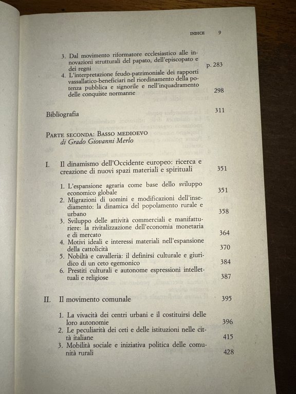 La civilta europea nella storia mondiale. Medioevo V/XV secolo.