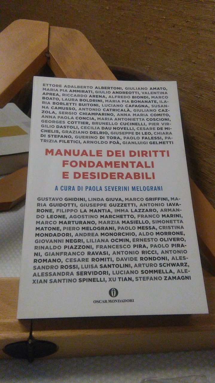 MANUALE DEI DIRITTO FONDAMENTALI E DESIDERABILI