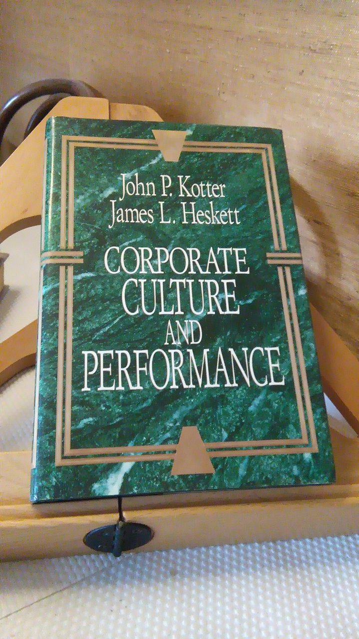 CORPORATE CULTURE AND PERFORMANCE