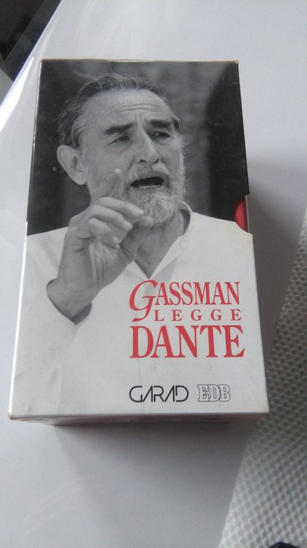 GASSMAN LEGGE DANTE. VOLUMETTO E 3 VHS