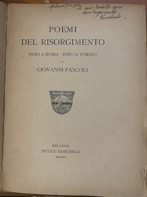 Poemi del Riosrgimento