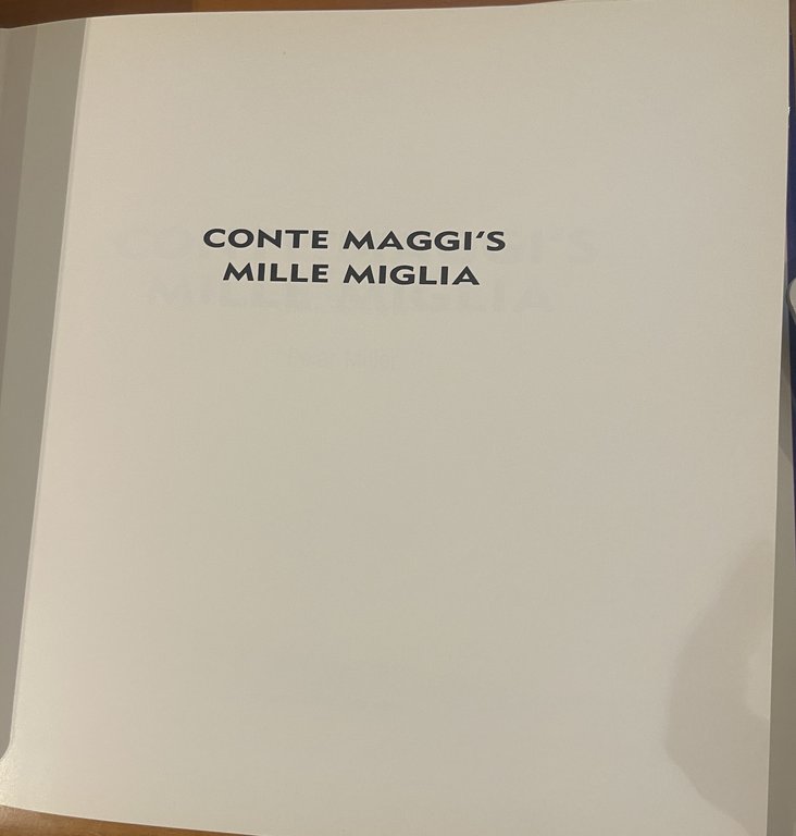 Conte maggi's mille miglia