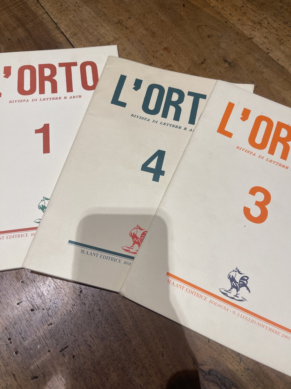 L'Orto. Rivista di lettere e arte.