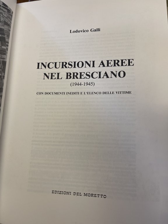 Incusioni aeree nel Bresciano