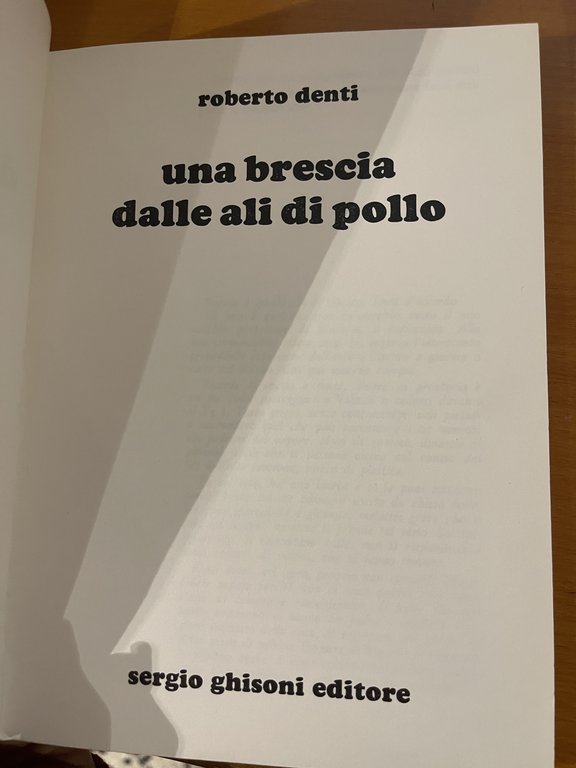 Una brescia dalle ali di pollo