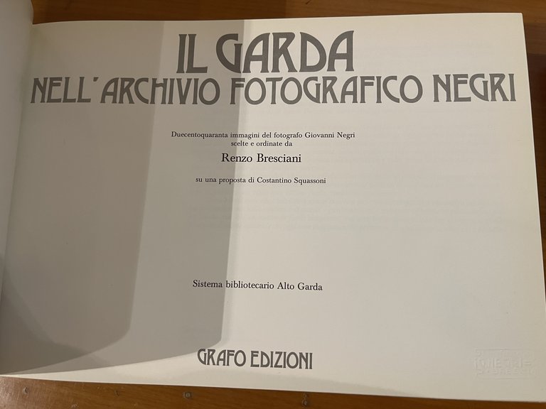 Il Garda nell'archivio fotografico negri