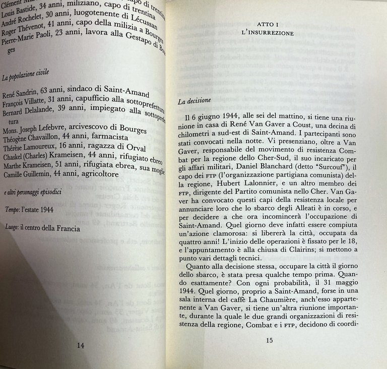 UNA TRAGEDIA VISSUTA. SCENE DI GUERRA CIVILE