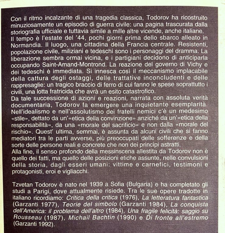 UNA TRAGEDIA VISSUTA. SCENE DI GUERRA CIVILE