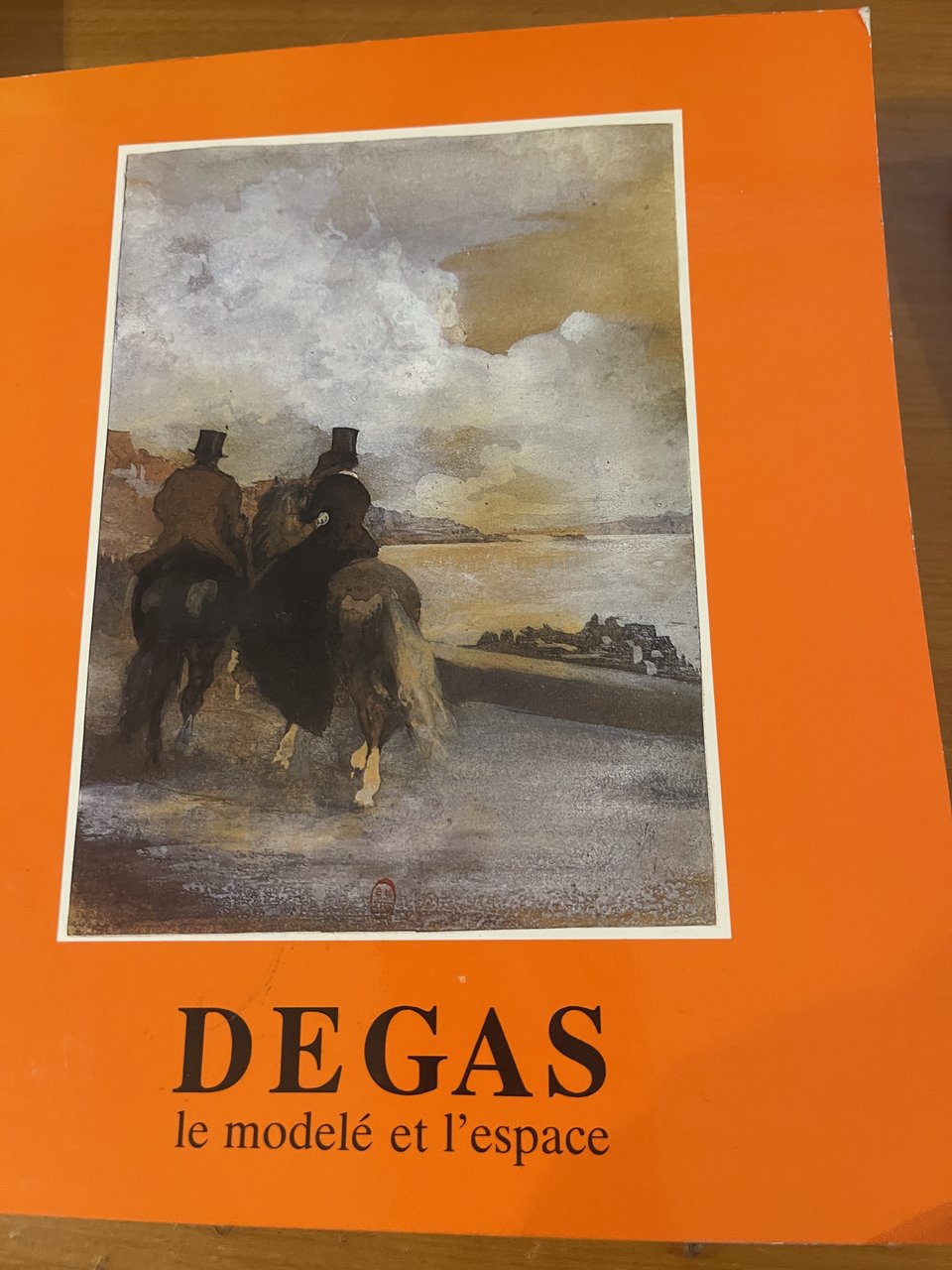 Degas le modelé et l'espace