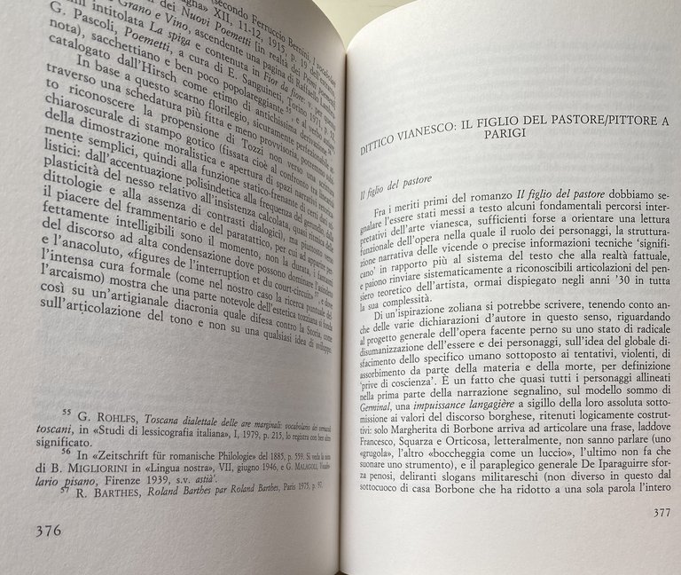 L'IMMAGINE DEL TESTO. EPISODI DI CULTURA FIGURATIVA NELLA LETTERATURA ITALIANA