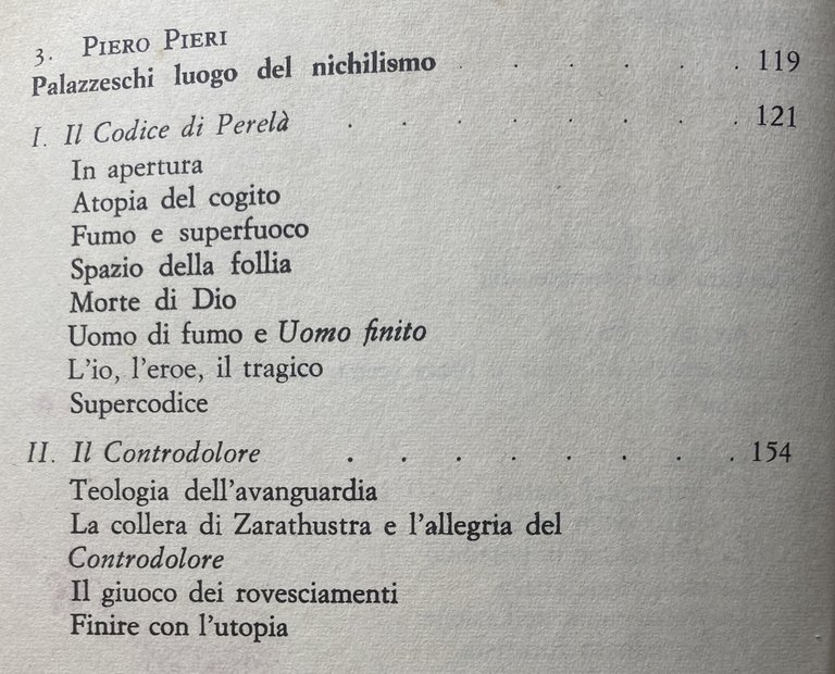 NICHILISMO E IMPERIALISMO. L'AVANGUARDIA LETTERARIA IN ITALIA (1903-1914)