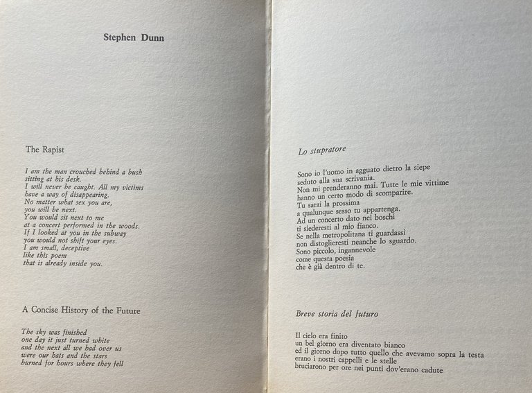 STORIE DI ORDINARIA POESIA. ANTOLOGIA DEI POETI AMERICANI DEGLI ANNI …