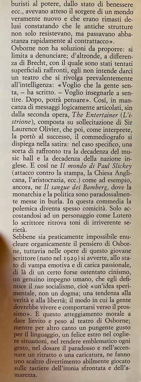 TEATRO: RICORDA CON RABBIA L'ISTRIONE EPITAFFIO PER GEORGE DILLON IL …