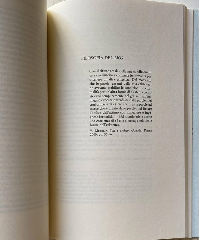 MICHEL FOUCAULT: TECNICA E VITA. BIO-POLITICA E FILOSOFIA DEL BIOS