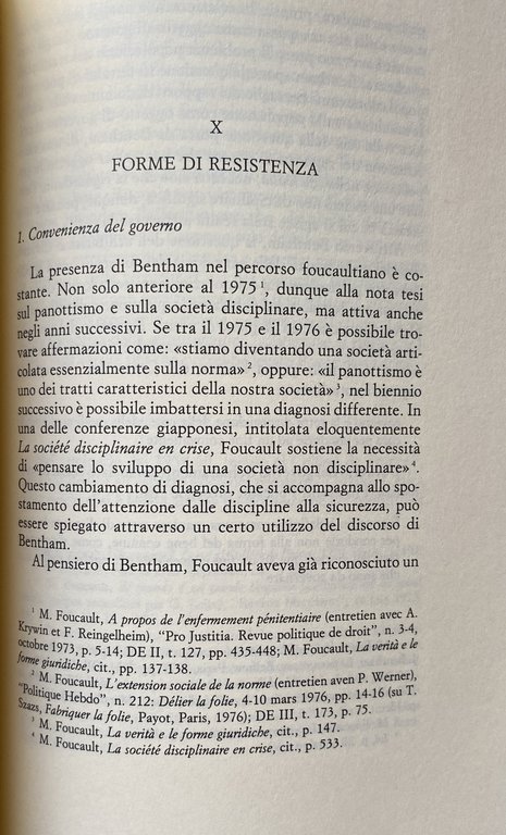 MICHEL FOUCAULT: TECNICA E VITA. BIO-POLITICA E FILOSOFIA DEL BIOS